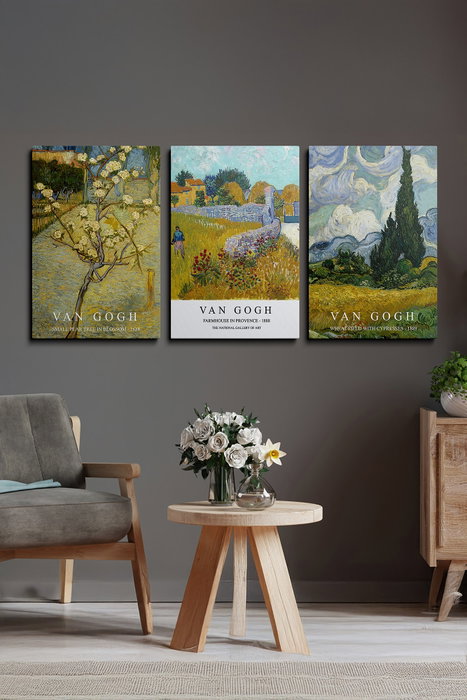 Wallity Ersycnvs16 Set de 3 Pinturas Decorativas en Lienzo 50 x 70 cm Wallity Ersycnvs16 Set de 3 Pinturas Decorativas en Lienzo 50 x 70 cm